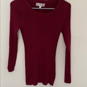 Dark Red Sweater